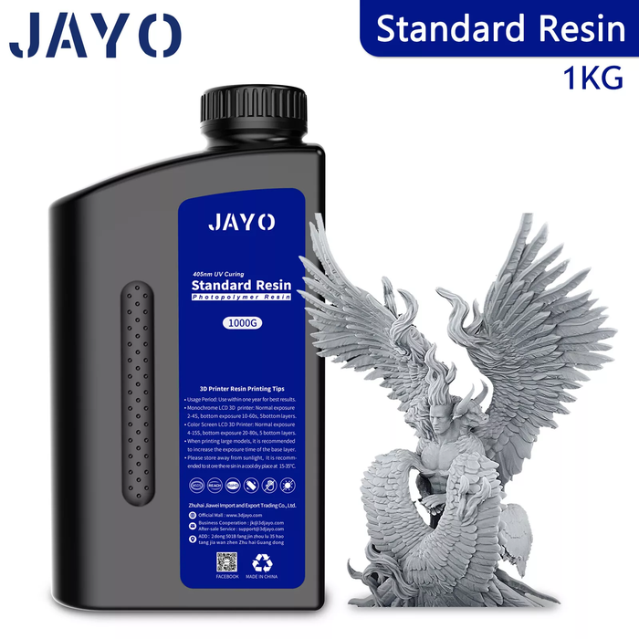 JAYO Standard Resin 1KG 3D Printing Photopolymer Resin