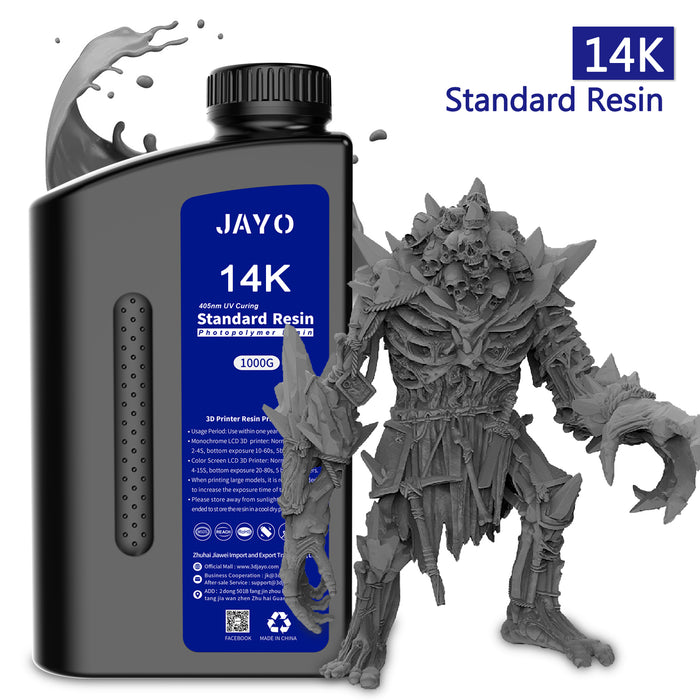 14K Standard Resin 1000G 3D Printer UV Resin 405nm Good Liquidity LCD DLP