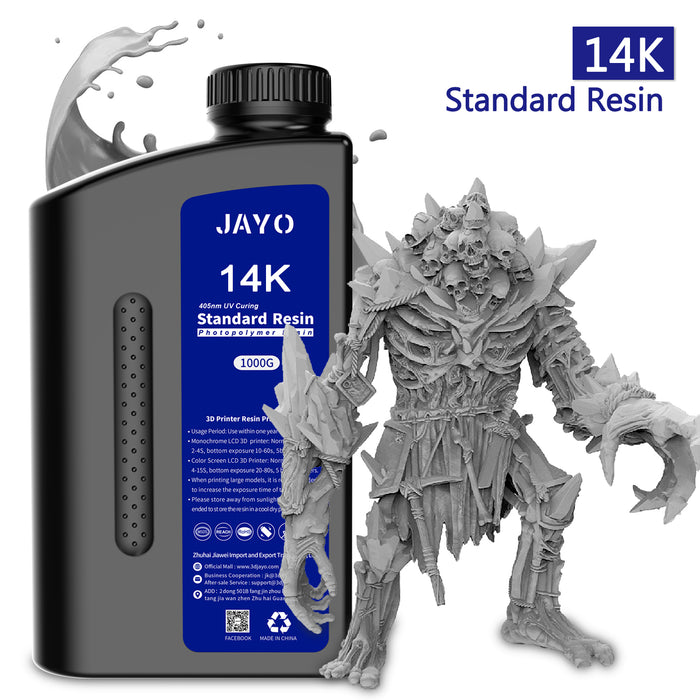 14K Standard Resin 1000G 3D Printer UV Resin 405nm Good Liquidity LCD DLP