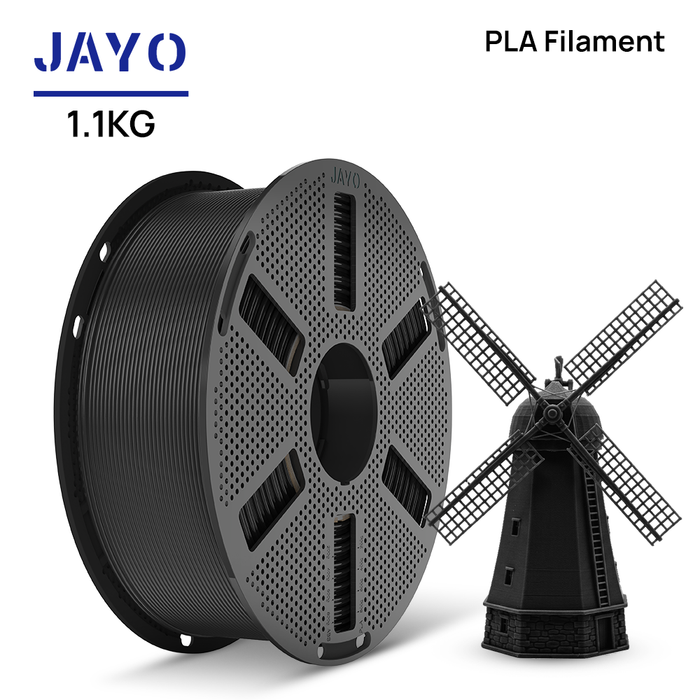 [Reusable Spool]JAYO 1.1KG PLA 3D Printer Filament 1.75mm High Strengt +/- 0.02mm
