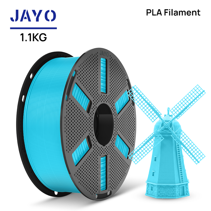 [Reusable Spool]JAYO 1.1KG PLA 3D Printer Filament 1.75mm High Strengt +/- 0.02mm