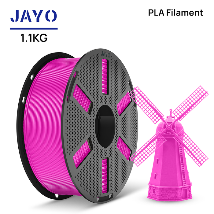 [Reusable Spool]JAYO 1.1KG PLA 3D Printer Filament 1.75mm High Strengt +/- 0.02mm