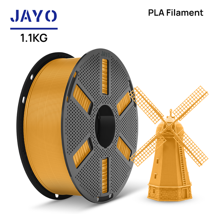 [Reusable Spool]JAYO 1.1KG PLA 3D Printer Filament 1.75mm High Strengt +/- 0.02mm