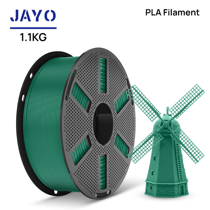 [Reusable Spool]JAYO 1.1KG PLA 3D Printer Filament 1.75mm High Strengt +/- 0.02mm