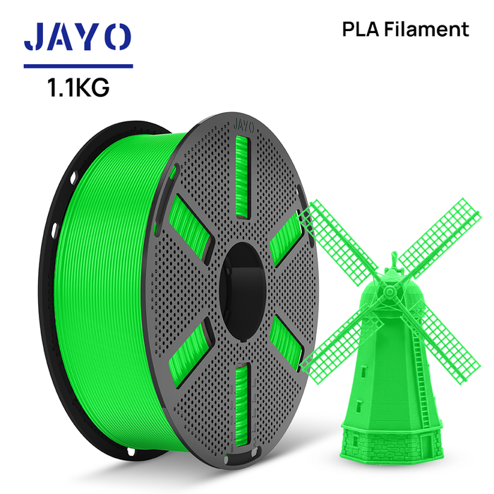 [Reusable Spool]JAYO 1.1KG PLA 3D Printer Filament 1.75mm High Strengt +/- 0.02mm
