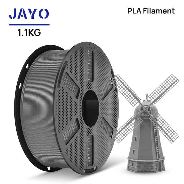 [Reusable Spool]JAYO 1.1KG PLA 3D Printer Filament 1.75mm High Strengt +/- 0.02mm