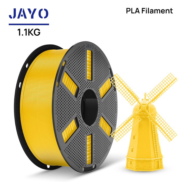 [Reusable Spool]JAYO 1.1KG PLA 3D Printer Filament 1.75mm High Strengt +/- 0.02mm