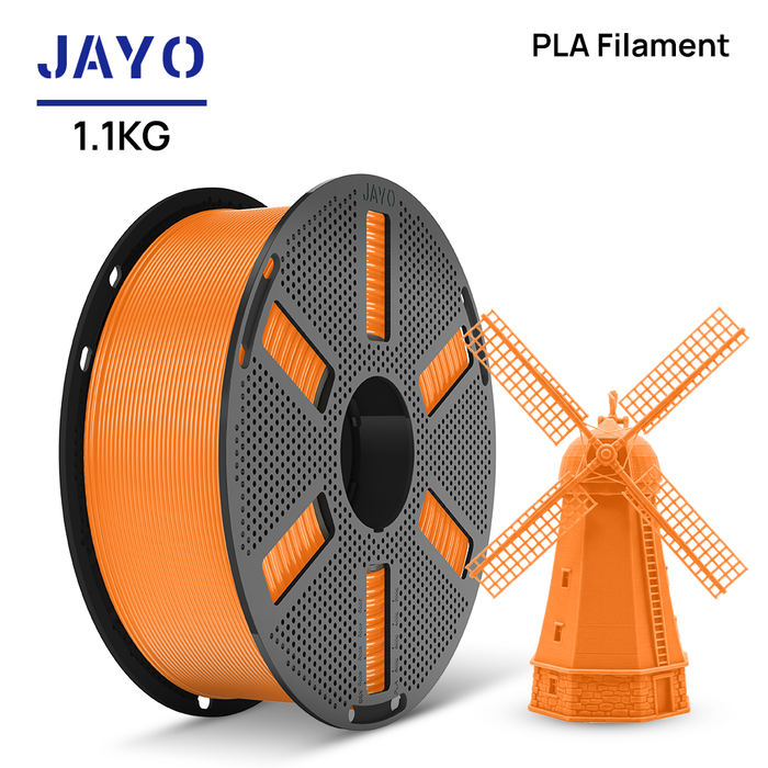 [Reusable Spool]JAYO 1.1KG PLA 3D Printer Filament 1.75mm High Strengt +/- 0.02mm