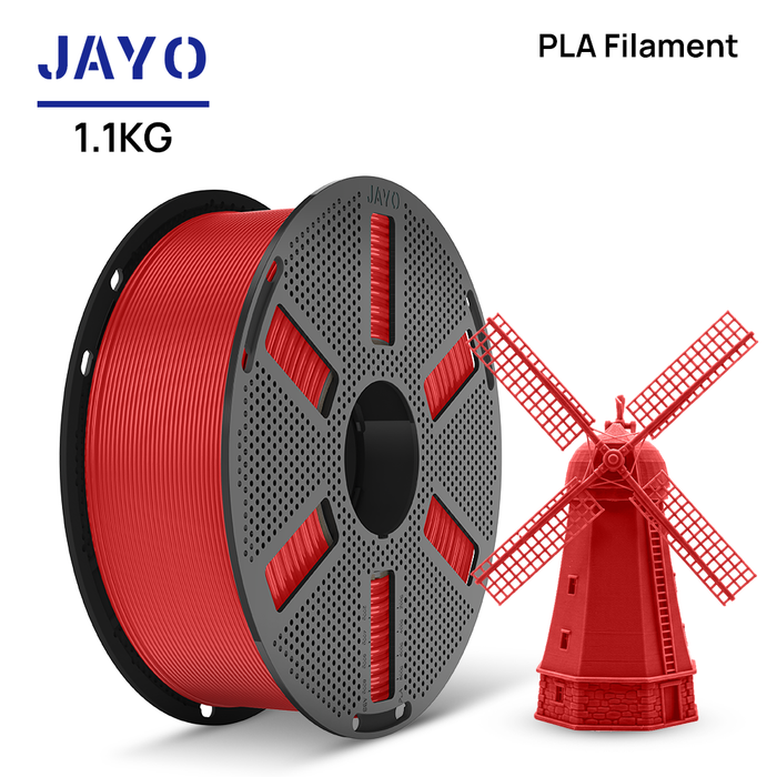 [Reusable Spool]JAYO 1.1KG PLA 3D Printer Filament 1.75mm High Strengt +/- 0.02mm