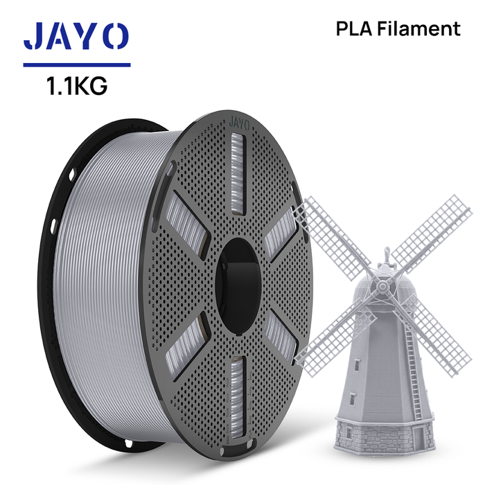 [Reusable Spool]JAYO 1.1KG PLA 3D Printer Filament 1.75mm High Strengt +/- 0.02mm