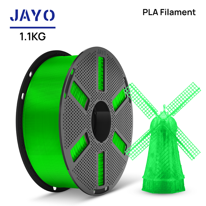 [Reusable Spool]JAYO 1.1KG PLA 3D Printer Filament 1.75mm High Strengt +/- 0.02mm