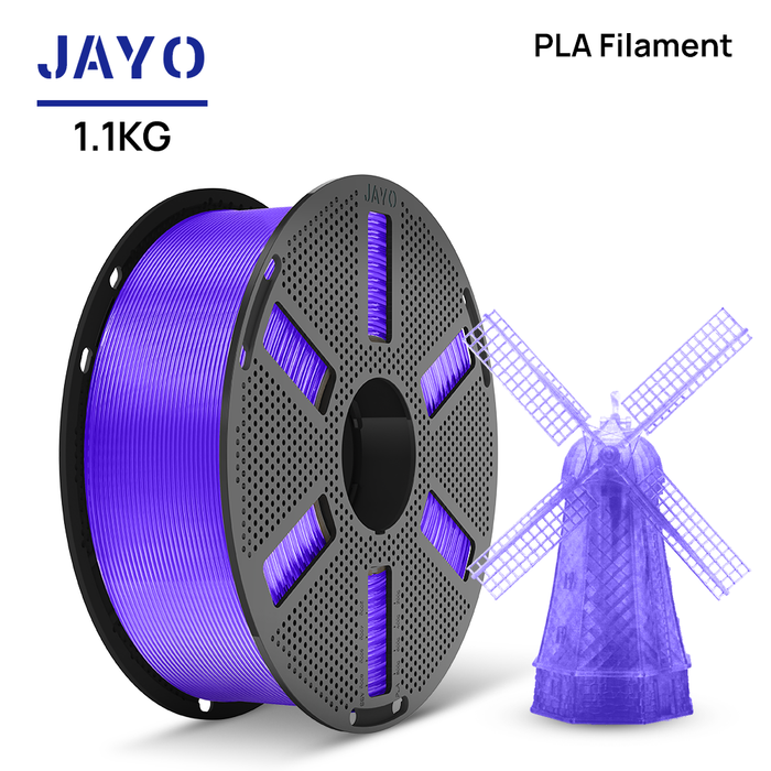 [Reusable Spool]JAYO 1.1KG PLA 3D Printer Filament 1.75mm High Strengt +/- 0.02mm