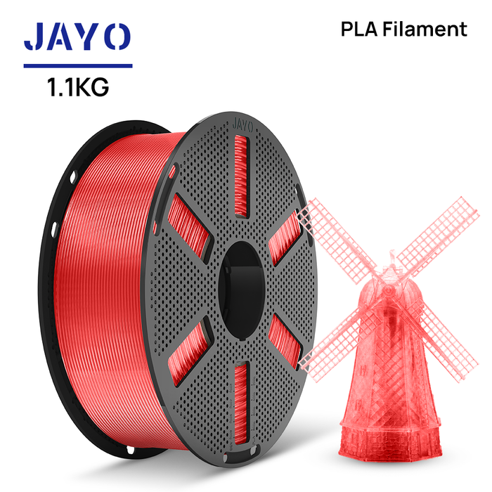 [Reusable Spool]JAYO 1.1KG PLA 3D Printer Filament 1.75mm High Strengt +/- 0.02mm