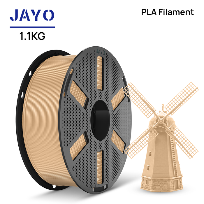 [Reusable Spool]JAYO 1.1KG PLA 3D Printer Filament 1.75mm High Strengt +/- 0.02mm