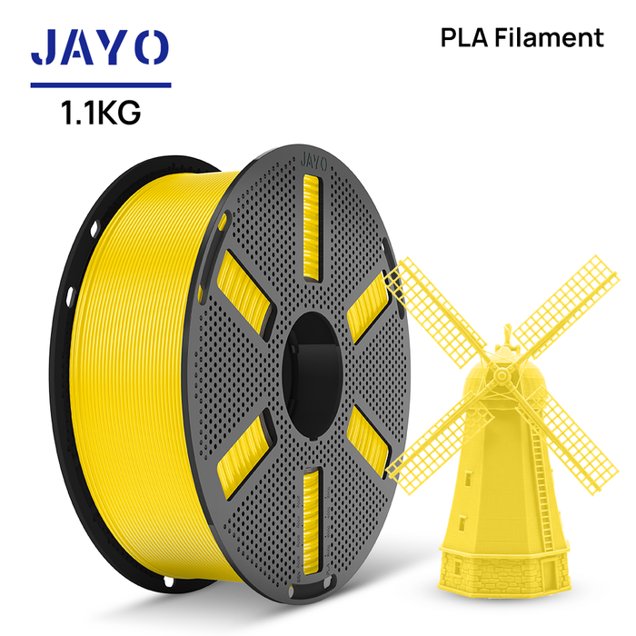 [Reusable Spool]JAYO 1.1KG PLA 3D Printer Filament 1.75mm High Strengt +/- 0.02mm