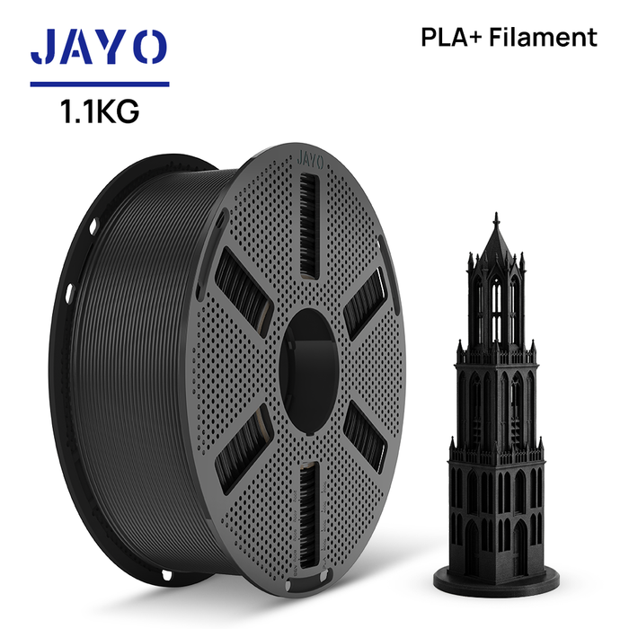 [Reusable Spool]JAYO 1.1KG PLA+ Reusable Spool 3D Printer Filament 1.75mm High Strength +/- 0.02mm