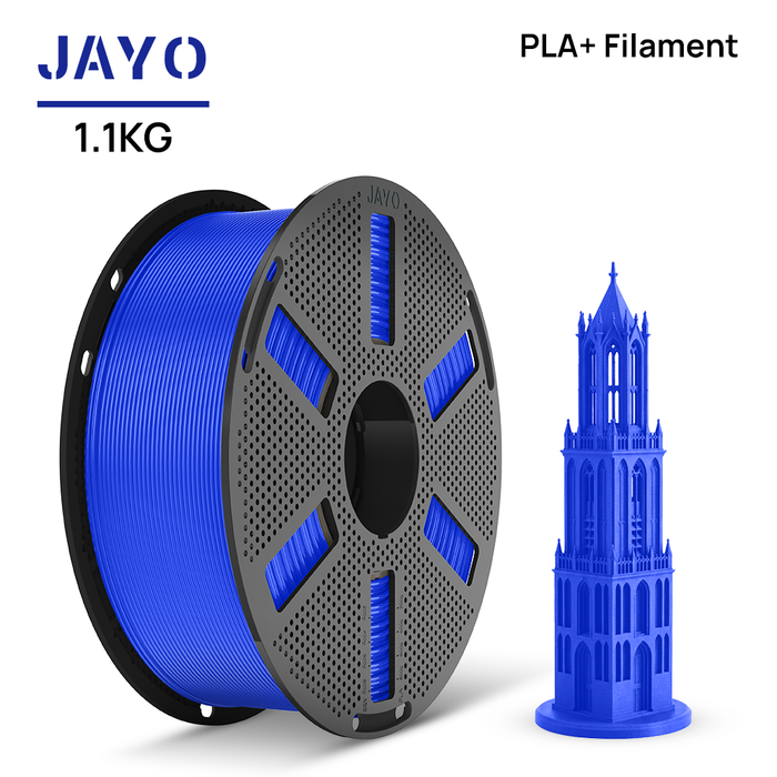 [Reusable Spool]JAYO 1.1KG PLA+ Reusable Spool 3D Printer Filament 1.75mm High Strength +/- 0.02mm