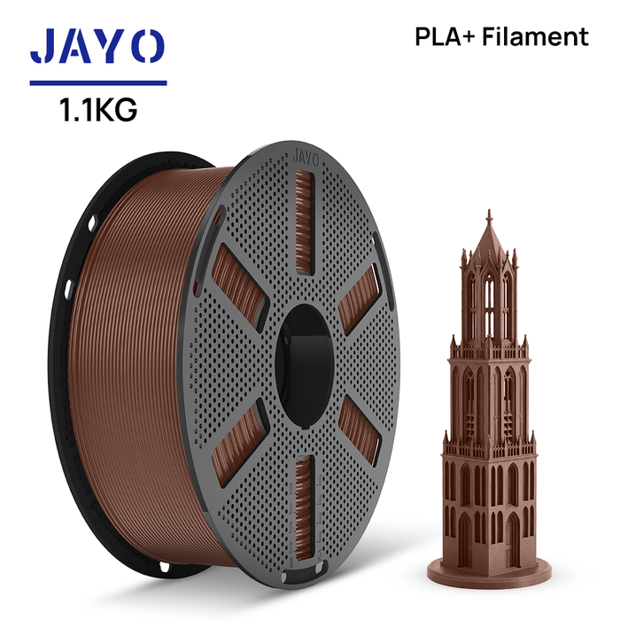 [Reusable Spool]JAYO 1.1KG PLA+ Reusable Spool 3D Printer Filament 1.75mm High Strength +/- 0.02mm