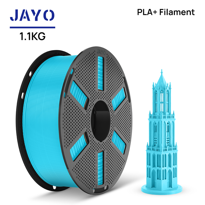 [Reusable Spool]JAYO 1.1KG PLA+ Reusable Spool 3D Printer Filament 1.75mm High Strength +/- 0.02mm