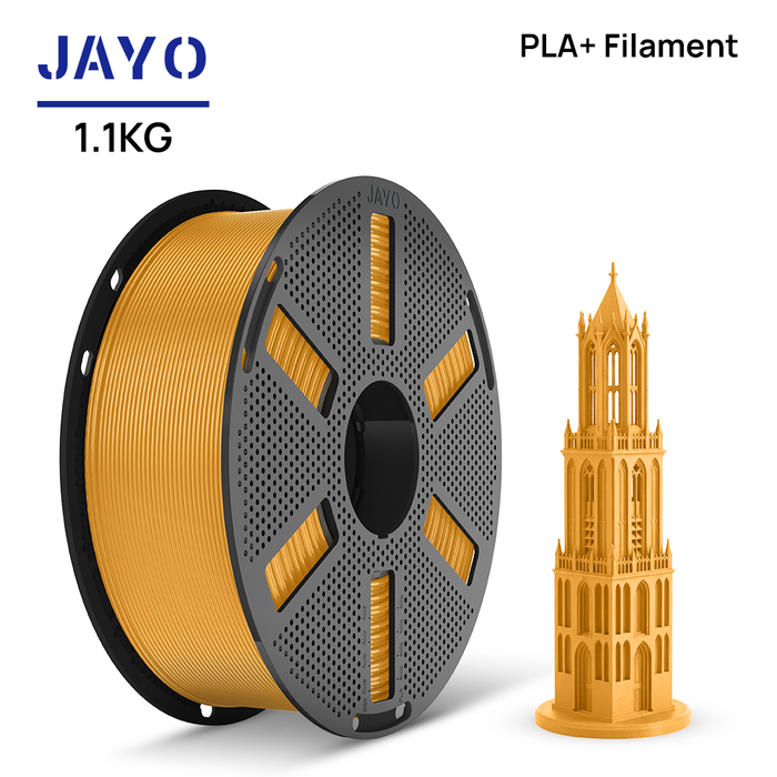 [Reusable Spool]JAYO 1.1KG PLA+ Reusable Spool 3D Printer Filament 1.75mm High Strength +/- 0.02mm