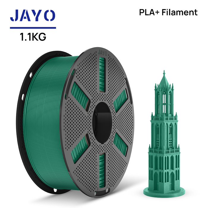 [Reusable Spool]JAYO 1.1KG PLA+ Reusable Spool 3D Printer Filament 1.75mm High Strength +/- 0.02mm