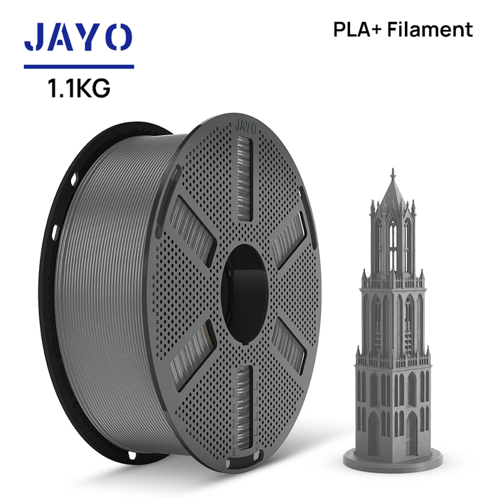 [Reusable Spool]JAYO 1.1KG PLA+ Reusable Spool 3D Printer Filament 1.75mm High Strength +/- 0.02mm