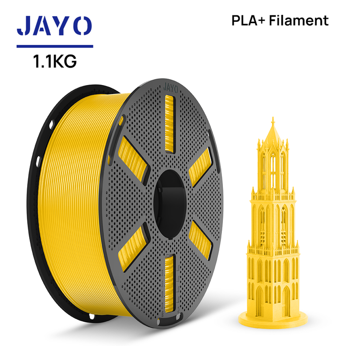 [Reusable Spool]JAYO 1.1KG PLA+ Reusable Spool 3D Printer Filament 1.75mm High Strength +/- 0.02mm