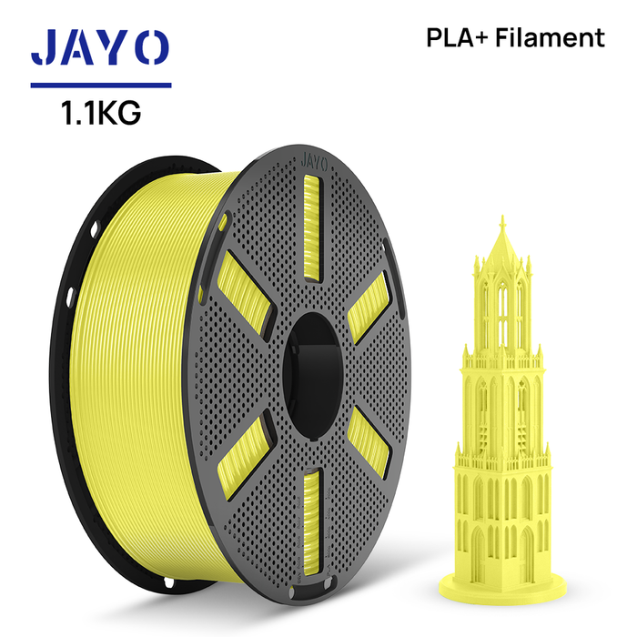 [Reusable Spool]JAYO 1.1KG PLA+ Reusable Spool 3D Printer Filament 1.75mm High Strength +/- 0.02mm