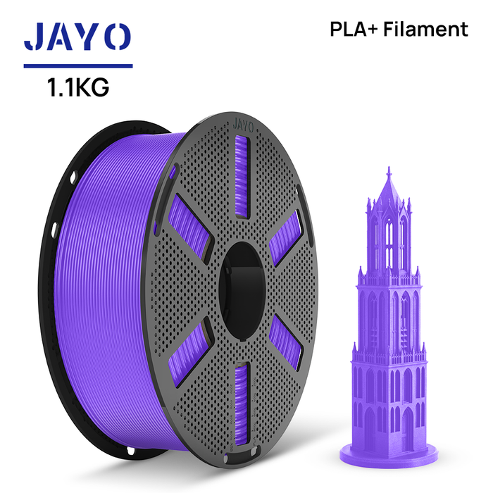 [Reusable Spool]JAYO 1.1KG PLA+ Reusable Spool 3D Printer Filament 1.75mm High Strength +/- 0.02mm