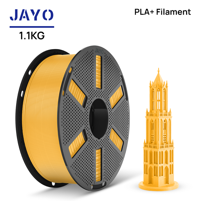 [Reusable Spool]JAYO 1.1KG PLA+ Reusable Spool 3D Printer Filament 1.75mm High Strength +/- 0.02mm