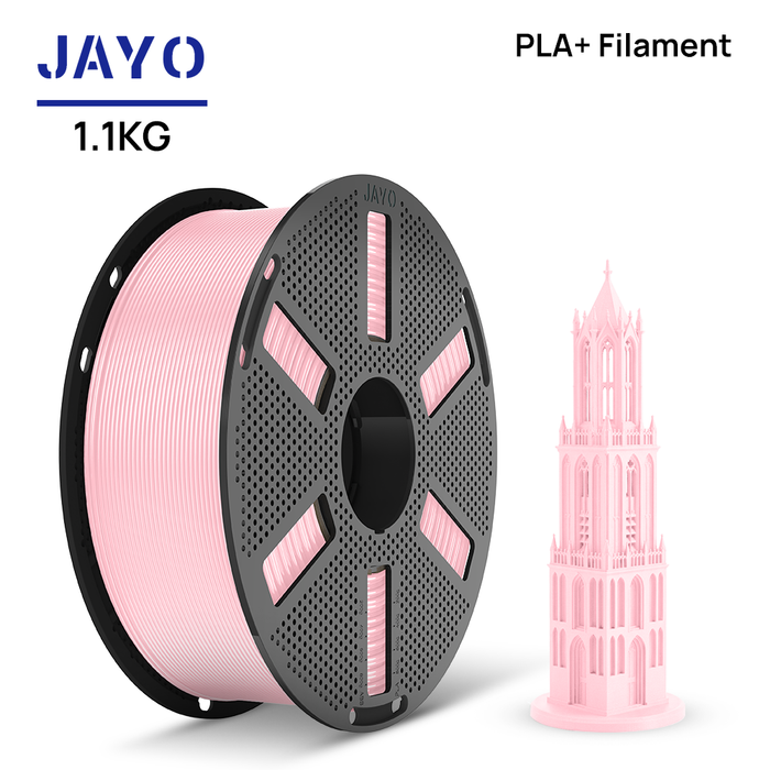 [Reusable Spool]JAYO 1.1KG PLA+ Reusable Spool 3D Printer Filament 1.75mm High Strength +/- 0.02mm