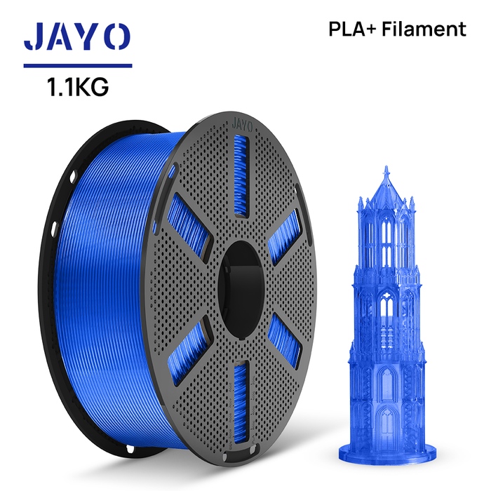 [Reusable Spool]JAYO 1.1KG PLA+ Reusable Spool 3D Printer Filament 1.75mm High Strength +/- 0.02mm