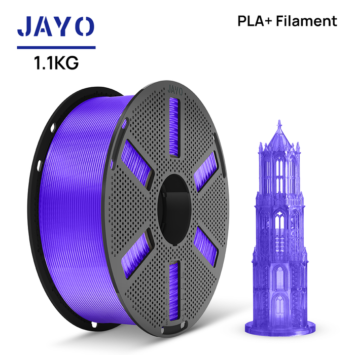 [Reusable Spool]JAYO 1.1KG PLA+ Reusable Spool 3D Printer Filament 1.75mm High Strength +/- 0.02mm