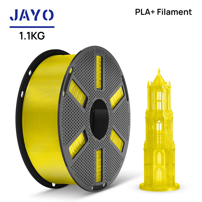 [Reusable Spool]JAYO 1.1KG PLA+ Reusable Spool 3D Printer Filament 1.75mm High Strength +/- 0.02mm