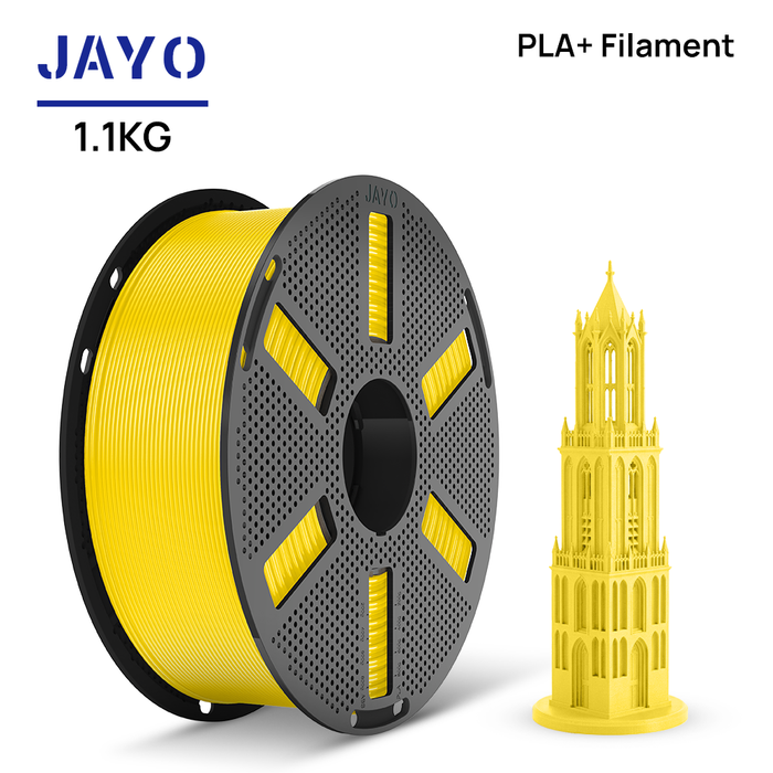 [Reusable Spool]JAYO 1.1KG PLA+ Reusable Spool 3D Printer Filament 1.75mm High Strength +/- 0.02mm