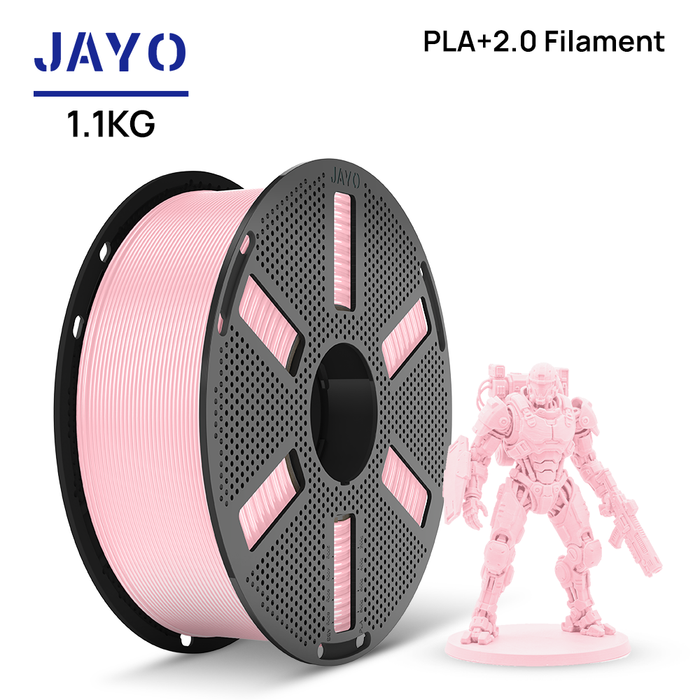 [Reusable Spool]JAYO 1.1KG PLA+ 2.0 3D Printer Filament 1.75mm High Strengt +/- 0.02mm