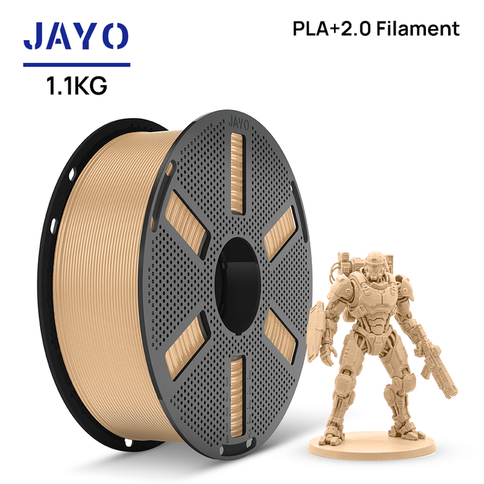 [Reusable Spool]JAYO 1.1KG PLA+ 2.0 3D Printer Filament 1.75mm High Strengt +/- 0.02mm