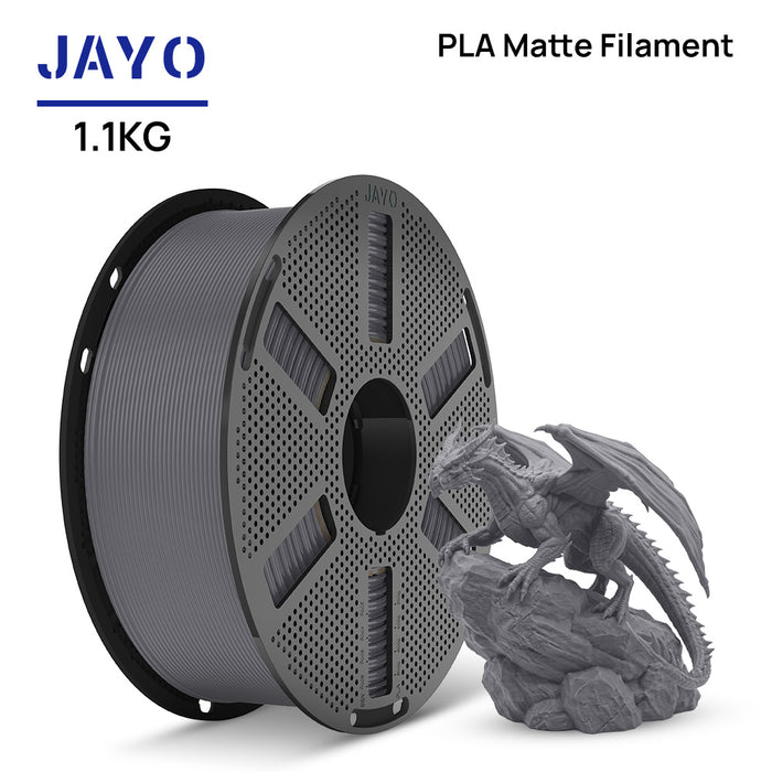 [Reusable Spool]JAYO 1.1KG PLA Matte 3D Printer Filament