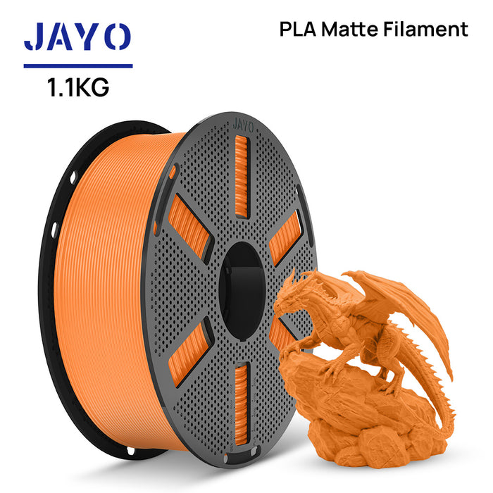 [Reusable Spool]JAYO 1.1KG PLA Matte 3D Printer Filament