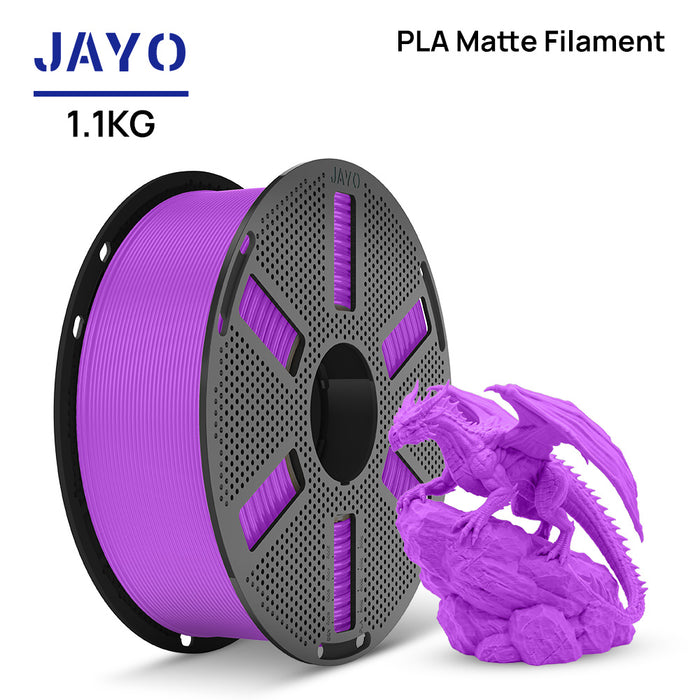 [Reusable Spool]JAYO 1.1KG PLA Matte 3D Printer Filament