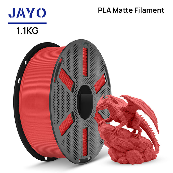 [Reusable Spool]JAYO 1.1KG PLA Matte 3D Printer Filament