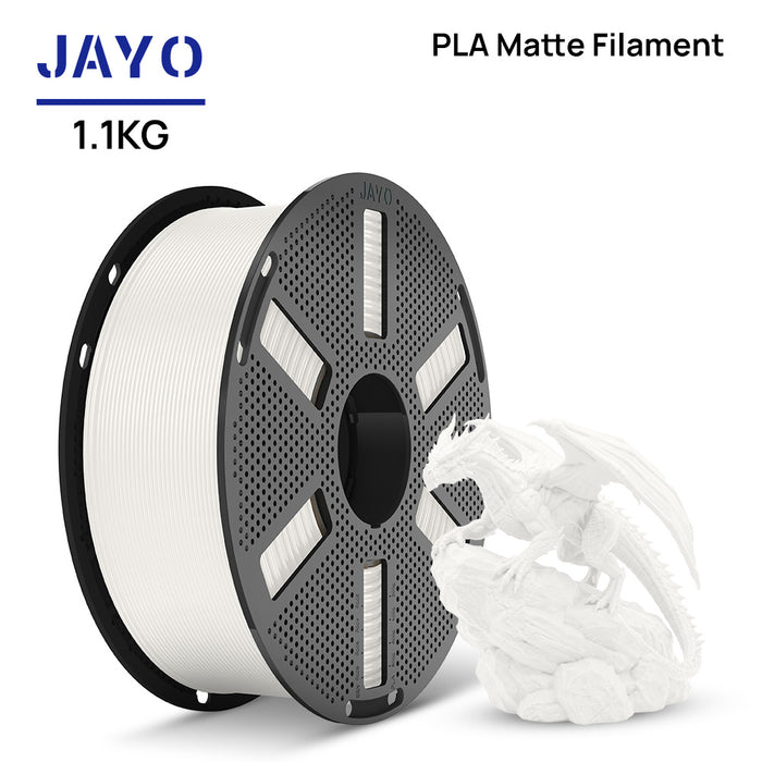 [Reusable Spool]JAYO 1.1KG PLA Matte 3D Printer Filament