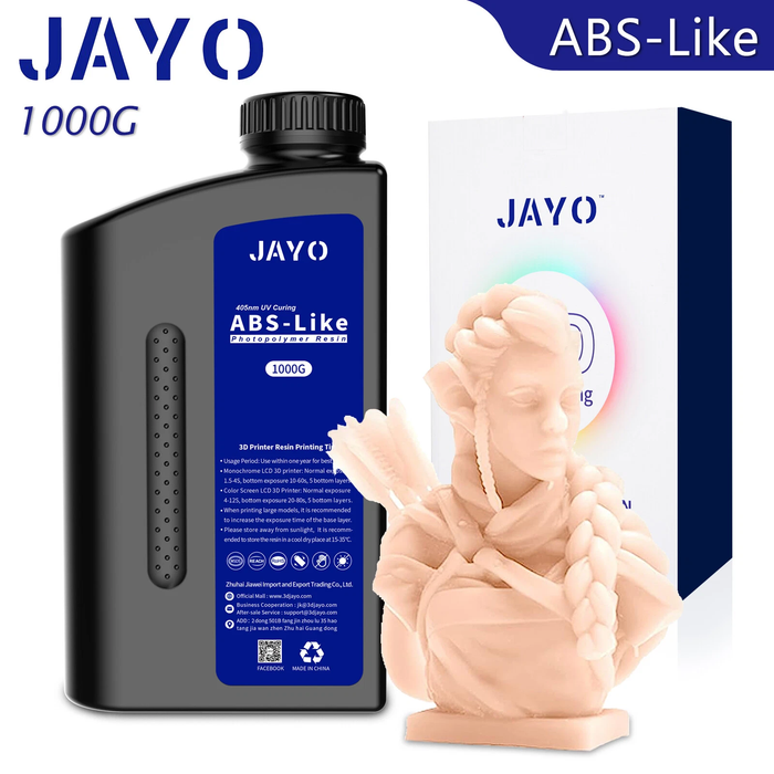 JAYO ABS-Like Resin 1KG 3D Printing Photopolymer Resin
