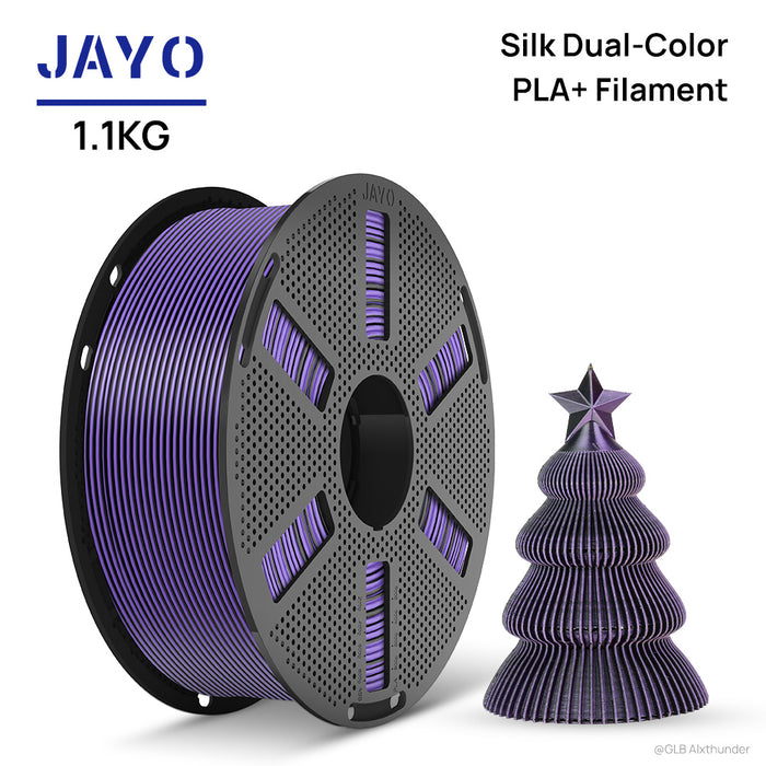 [EU Only] JAYO Multi-Color SILK (Dual-Color, Tri-Color，Four-color) Filament 1.1KG